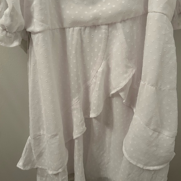 Mi Ami by Francesca White Dress L NWOT - Picture 3 of 5